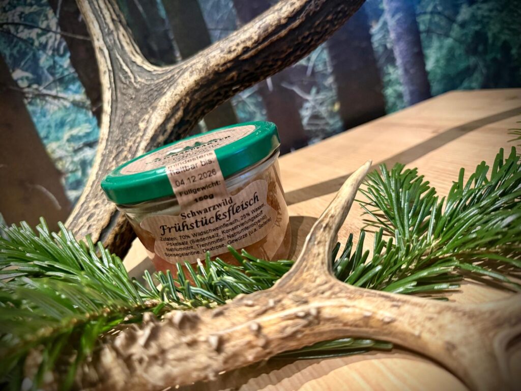 Schwarzwild Frühstücksfleisch